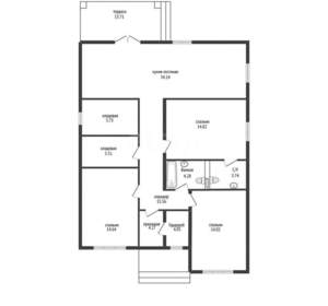 Дом 388м², 2-этажный, участок 6 сот.