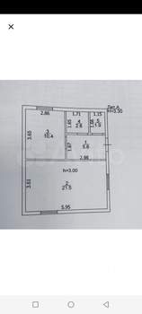 Дом 44м², 1-этажный, участок 8 сот.