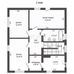 Дом 216м², 2-этажный, участок 530 сот.