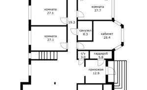 Дом 684м², 2-этажный, участок 10 сот.