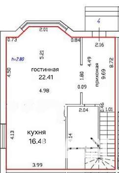 Таунхаус 122м², 3-этажный, участок 2 сот.