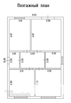 Дом 85м², 1-этажный, участок 4 сот.