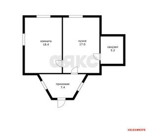 Дом 48м², 1-этажный, участок 4 сот.