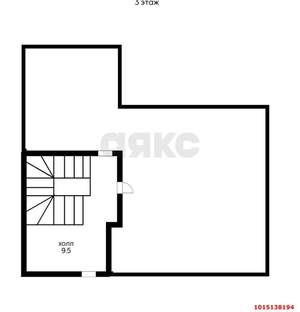 Дом 121м², 3-этажный, участок 3 сот.