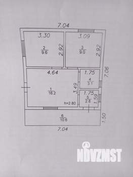 Дом 50м², 1-этажный, участок 5 сот.