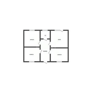 Дом 72м², 1-этажный, участок 4 сот.