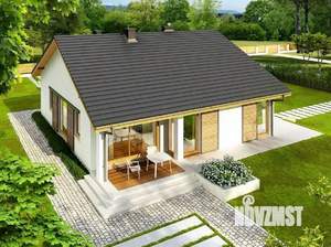 Дом 90м², 1-этажный, участок 4 сот.