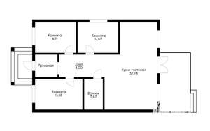 Дом 98м², 4-этажный, участок 1 сот.