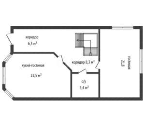 Дом 130м², 2-этажный, участок 2 сот.