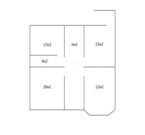 Дом 115м², 1-этажный, участок 4 сот.