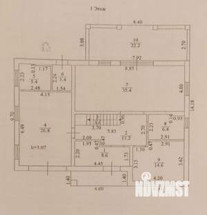 Дом 235м², 2-этажный, участок 6 сот.