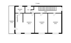 Дом 260м², 2-этажный, участок 4 сот.
