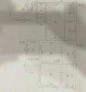 Дом 124м², 1-этажный, участок 3 сот.