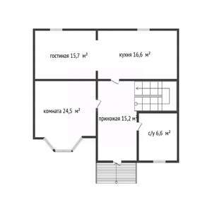 Дом 155м², 2-этажный, участок 8 сот.