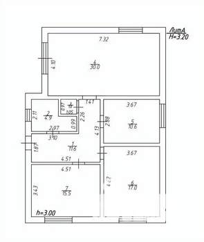 Дом 92м², 1-этажный, участок 5 сот.