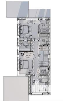 Дом 300м², 2-этажный, участок 6 сот.