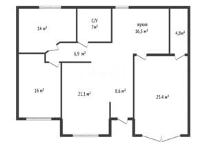 Дом 220м², 2-этажный, участок 4 сот.