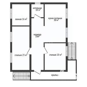 Дом 121м², 2-этажный, участок 12 сот.