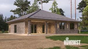 Дом 100м², 1-этажный, участок 4 сот.