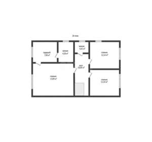 Дом 168м², 2-этажный, участок 4 сот.