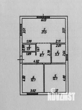 Дом 65м², 1-этажный, участок 4 сот.