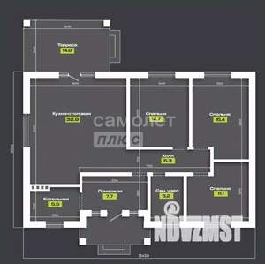 Дом 120м², 1-этажный, участок 5 сот.