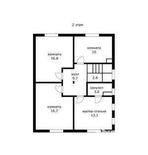 Дом 150м², 2-этажный, участок 6 сот.