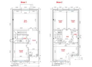 Дом 138м², 2-этажный, участок 3 сот.