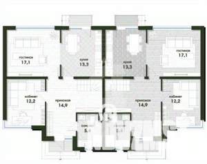 Таунхаус 136м², 2-этажный, участок 2 сот.