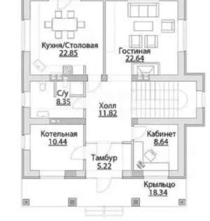 Дача 200м², 2-этажный, участок 4 сот.  