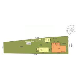 Дом 70м&sup2;, 1-этажный, участок 6 сот.  