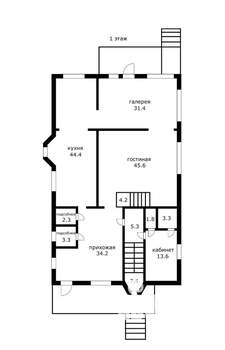 Дом 357м², 4-этажный, участок 8 сот.  