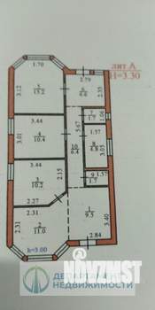 Дом 110м², 1-этажный, участок 3 сот.  