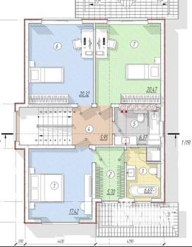 Дом 195м&sup2;, 2-этажный, участок 5 сот.  