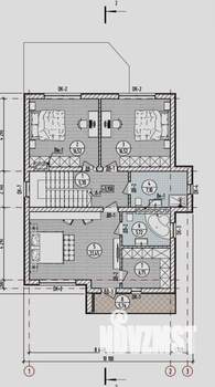 Коттедж 190м&sup2;, 2-этажный, участок 6 сот.  