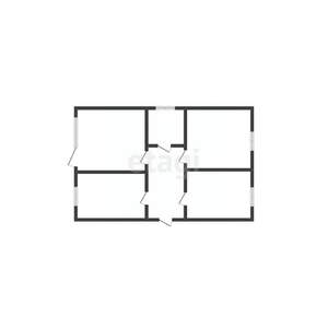 Дом 84м&sup2;, 1-этажный, участок 4 сот.  