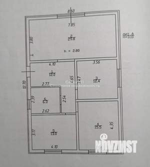 Дом 85м², 1-этажный, участок 4 сот.  