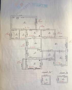 Дом 93м², 1-этажный, участок 6 сот.  