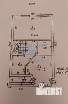 Дом 140м², 2-этажный, участок 3 сот.  