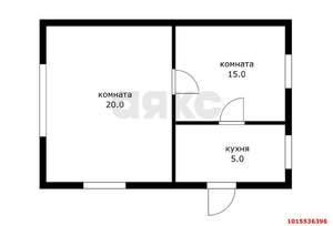 Дом 40м&sup2;, 1-этажный, участок 4 сот.  