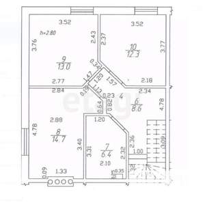Таунхаус 120м², 2-этажный, участок 2 сот.  