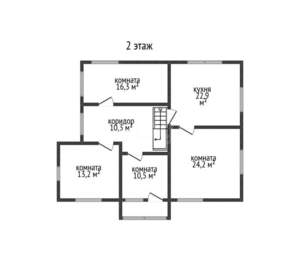 Дом 215м², 2-этажный, участок 6 сот.  