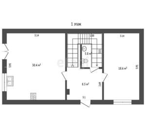 Дом 129м&sup2;, 2-этажный, участок 3 сот.  
