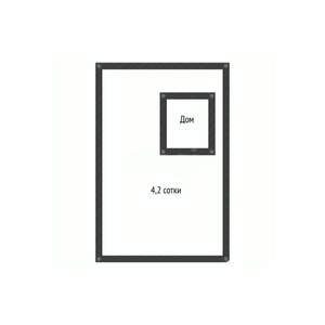 Дом 41м&sup2;, 1-этажный, участок 4 сот.  