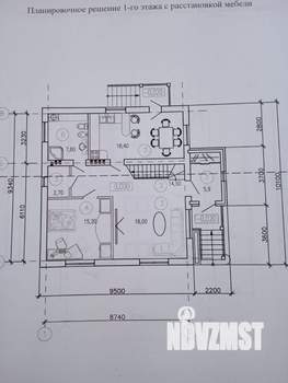 Дом 160м², 2-этажный, участок 8 сот.  