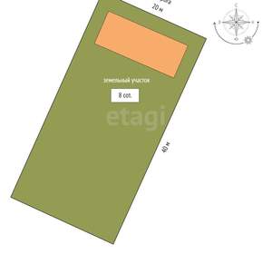Дом 450м², 2-этажный, участок 8 сот.  