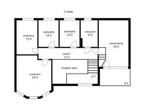 Дом 280м&sup2;, 2-этажный, участок 5 сот.  
