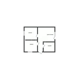 Дом 51м&sup2;, 1-этажный, участок 4 сот.  