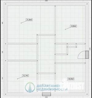 Дом 90м&sup2;, 1-этажный, участок 5 сот.  
