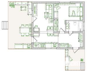Дача 52м², 1-этажный, участок 6 сот.  